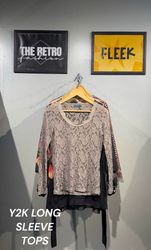 #845 Y2K LONG SLEEVE TOP