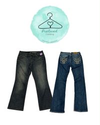 230926-8 Y2K flare and straight jeans 15 pcs