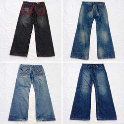 CR13741 Pacote de Jeans Masculinos Vintage Designe..