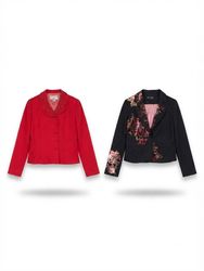 (FV-2284) Y2K Gothic Vibe Unique Party wear Coats