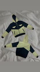 Veste à capuche en coton multi-patch recyclée