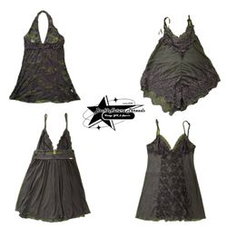 Y2k Gothic Vibe Cami Top B2F-249