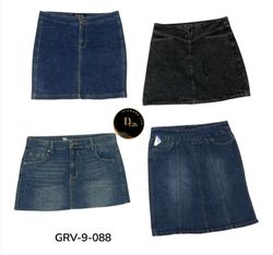 Women’s Y2K Denim Midi Skirt – Vintage 90s/00s Sty..
