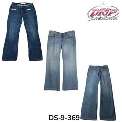 Y2k Branded Mixed Jeans (DS-9-369)