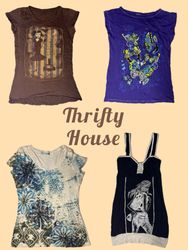 Y2K Vintage 00s Girly Long Sleeve Edit(TH/733)