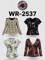 Y2k tops floraux WR-2537