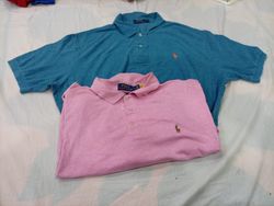 CR11665 Upcycled Polo Crop Tops