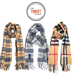 Burberry Vintage Lambswool & Cashmere Scarves – Au..