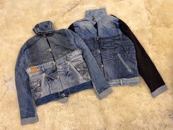 Upcycled Luxe Patch Denim Jacket (Women’s)