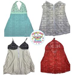 Y2K Vintage Lace Babydoll & Slip Bundle – 8pcs Who..