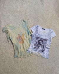 Printed Short Sleeve Tops and Blouses