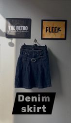 914  y2k women denim skirt