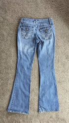 Y2K Embellished Flared Denim Jeans
