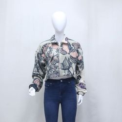 CR2114 UPCYCLED Tapestry Crop Jacket