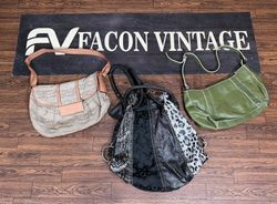 Y2K boho hobo Mix leather bags.