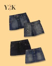 Vintage Y2K Jean Mini Skirts Bundle (Yv-762)