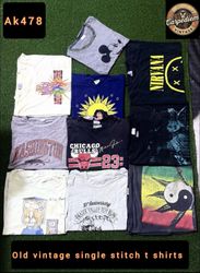 Old vintage single stitch t shirts 80s & 90s old s..