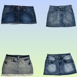 Jupes mini en denim