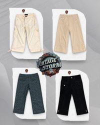 Y2K Cotton Cargo Capri