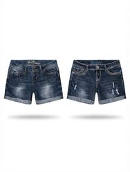 (FV-2711) Y2K Denim Shorts