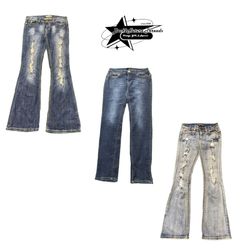 Y2k Paris Hilton Era Girl Denim Jeans B2F-153