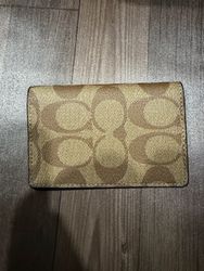 Coach Foldable Card holder (NWOT)