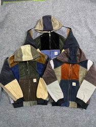 Upcycled Carhartt Corduroy Hoodie