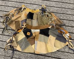 Upcycled Y2k Carhartt Patchwork Skirt
