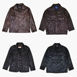 Y2K Matrix Vibe Leather Jackets