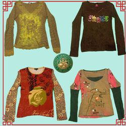 Y2K Retro Style blause ,Vintage Style Ladies Blous..
