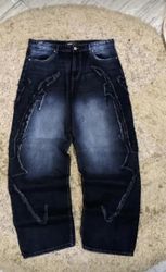 Thrifted Wide Leg Jeans – Funky Washes & Unique St..