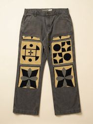 Upcycled Carhartt Double Knee With Tapestry Jeans ..