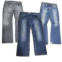 Branded Baggy Bootcut Jeans (A-1)
