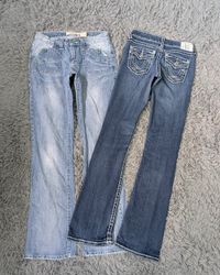 ***Y2K Western Embroidered Denim
