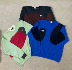 upcycle adidas and nike sweashirts 🐒