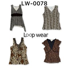 Y2K Animal Print & Paisley V-Neck Tank Tops