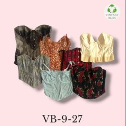 Y2K Vintage Colourful Corset Wholesale Bundle Asso..