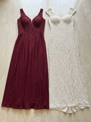 Y2K Heavy Beaded Maxi Dress