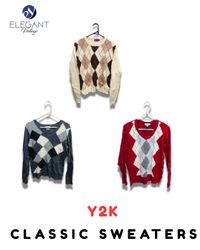 Y2K Classic Sweaters - EV2130