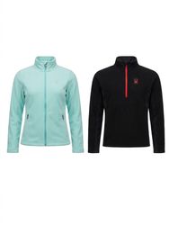 (FV-2912)Spyder Fleece Jackets and Quarter Zip Top..