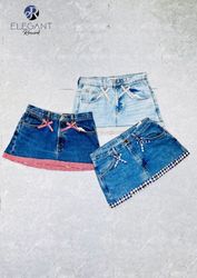 Upcycled Denim Skirts - EVR0372