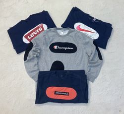 Upcycle Branded Patchwork Sweatshirt