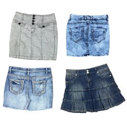 Y2K Denim Mini Skirt 10 pcs At 1347