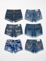 Vintage Y2K Denim Booty Shorts Bundle – Fleur-de-L..
