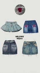 Y2k mini denim skirts WR-2393