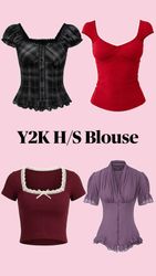 Y2K H/S Blouse #030826 #012