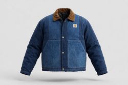Upcyled carharrt denim jacket’s