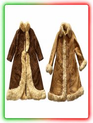 13pcs Vintage Original Real Shearling Afghan Coats..