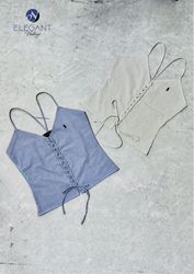 UPCYCLED Ralph Lauren Polo Top - EVR0498