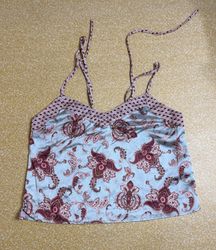 TH379     Y2K Satin Camisole Top | Vintage Slip Ta..